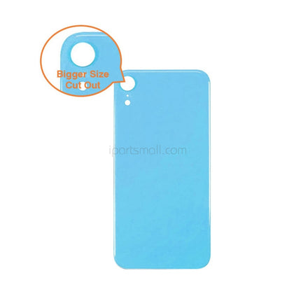 Replacement Rear Housing Glass Compatible with iPhone XR Series Back Cover Glass with Bigger Camera Hole