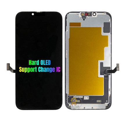 Replacement Display Compatible with iPhone 14 Plus Pro Max Series LCD Touch Screen Assembly Hard OLED Support Change IC