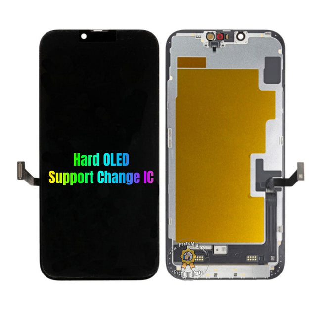 Replacement Display Compatible with iPhone 14 Plus Pro Max Series LCD Touch Screen Assembly Hard OLED Support Change IC