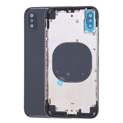 Replacement Battery Cover Compatible with iPhone X XS Max Series Raer Back Housing Middle Frame Assembly