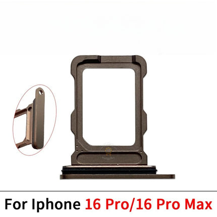 Replacement Sim Card Tray Compatible with iPhone 16 Plus Pro Max Series Double Sim Card Tray Holder