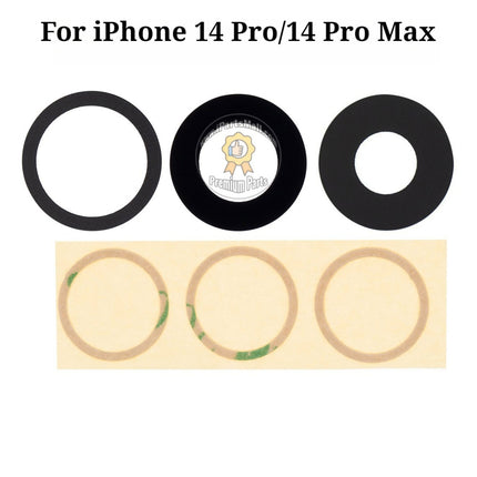 Replacement Back Rear Camera Lens Glass Compatible with iPhone 14 Plus Pro Max Series Camera Lens Glass (Glass Only)