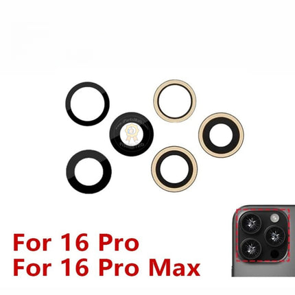 Replacement Back Rear Camera Lens Glass Compatible with iPhone 16 Plus Pro Max Series Camera Lens Glass