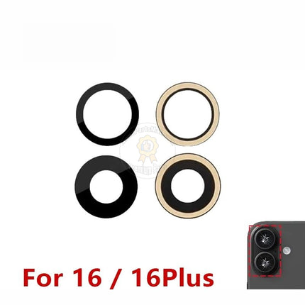 Replacement Back Rear Camera Lens Glass Compatible with iPhone 16 Plus Pro Max Series Camera Lens Glass