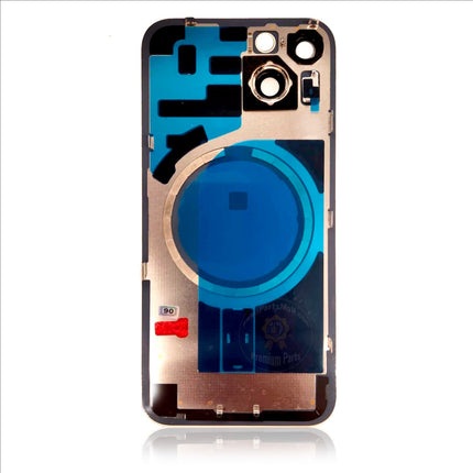 Replacement Rear Cover Glass Compatible with iPhone 14 Plus Pro Max Series Back Glass with Frame Plate with Magnet High Quality
