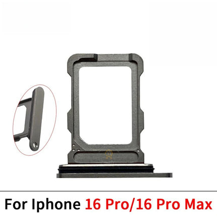 Replacement Sim Card Tray Compatible with iPhone 16 Plus Pro Max Series Double Sim Card Tray Holder