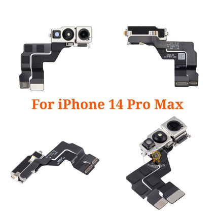 Replacement Small Flash Camera Compatible with iPhone 14 Plus Pro Max Series Front Camera Module Sensor Flex Cable