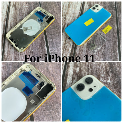 Remplacement du cadre central de l'ensemble de boîtier arrière de la coque de batterie arrière compatible avec la série iPhone 11 Pro Max