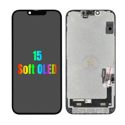 Replacement Display Compatible with iPhone 15 Plus Pro Max Series LCD Touch Screen Display Assembly Soft OLED