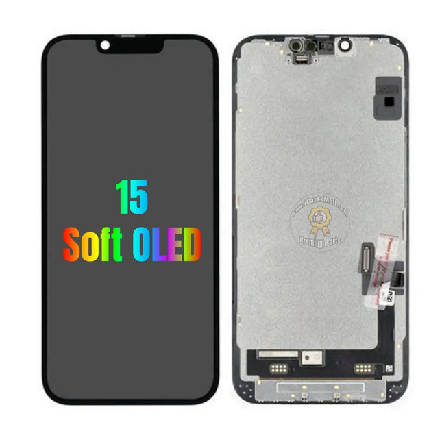 Replacement Display Compatible with iPhone 15 Plus Pro Max Series LCD Touch Screen Display Assembly Soft OLED