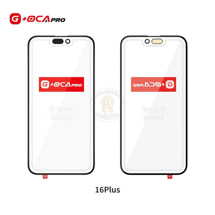 Replacement G+OCA PRO 2in1 Original hole 1:1 Glass + OCA Compatible with iPhone16 Plus Pro Max Series Front Glass Cover