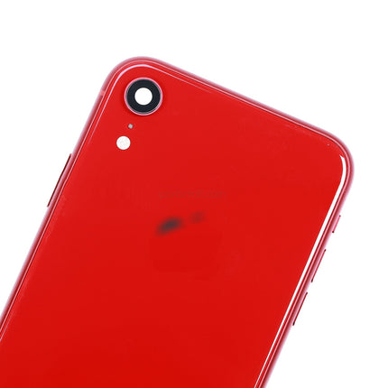 Replacement Rear Housing Compatible with iPhone XR Series Battery Back Cover Frame Assembly with Small Parts High Quality