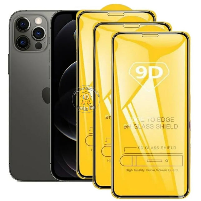 Replacement 9D Full Cover Protective Glass Compatible with iPhone 15 Plus Pro Max Series Tempered Film Protector Glass