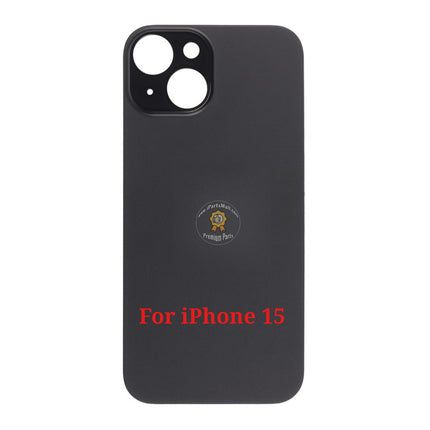 Replacement Battery Cover Compatible with iPhone 15 Plus Pro Max Series Back Glass with Bigger Camera Hole