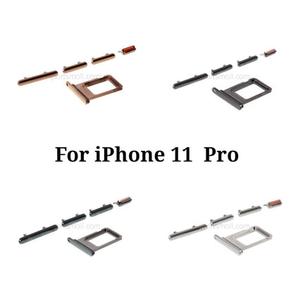 Replacement Side Button Compatible with iPhone 11 Pro Max Series Side Button Set with SIM Card Tray Original