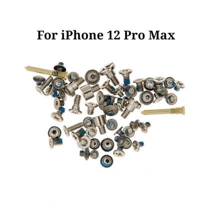 Kit de vis de rechange compatible avec iPhone 12 Pro Max, jeu de vis complet