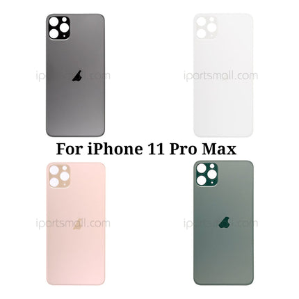 Replacement Rear Housing Compatible with iPhone 11 Pro Max Series Back Cover Glass with Bigger Camera Hole